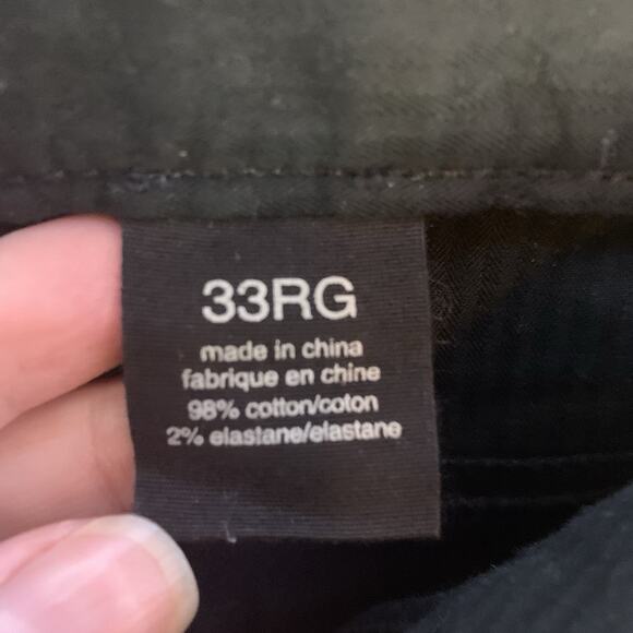 John Varvatos Jeans Mens 33 (33X33) Bowery in Black Slim Straight Fit - Picture 9 of 10